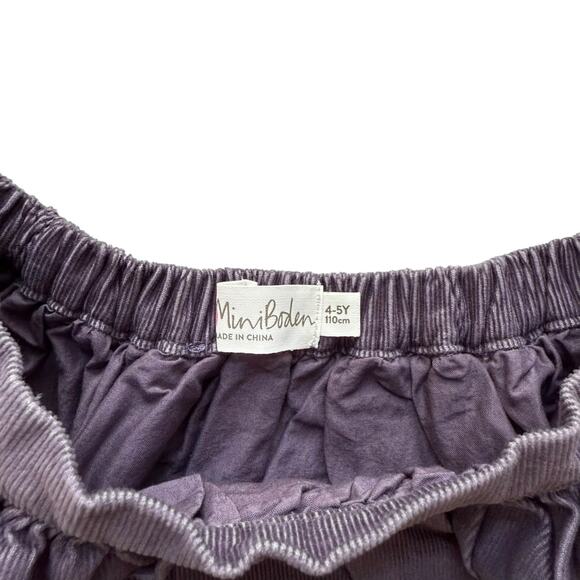 NWT Mini Boden Embroidered Corduroy Knights Skirt Size 4-5y - Picture 4 of 4